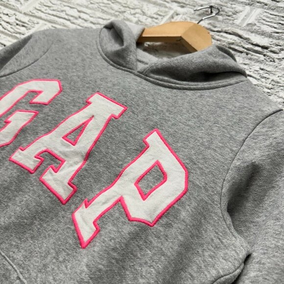 Gap Tops - Vintage Y2K Gap Hoodie Sweatshirt Girls XL / Women’s‎ Small Pink and Grey